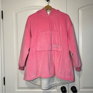 THE COMFY Original Jr Sherpa Lined Microfiber Fleece Wearable Blanket for Kids